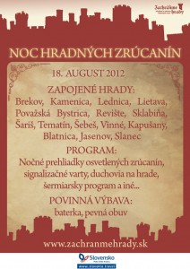 pozvanka - noc hradnych zrucanin