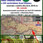 Pozvánka na 3. ročník pochodu po línii československého opevnenia - 22.4.2018