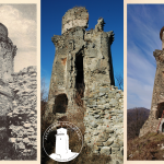 Hradná veža v rokoch 1935, 2012 a 2017